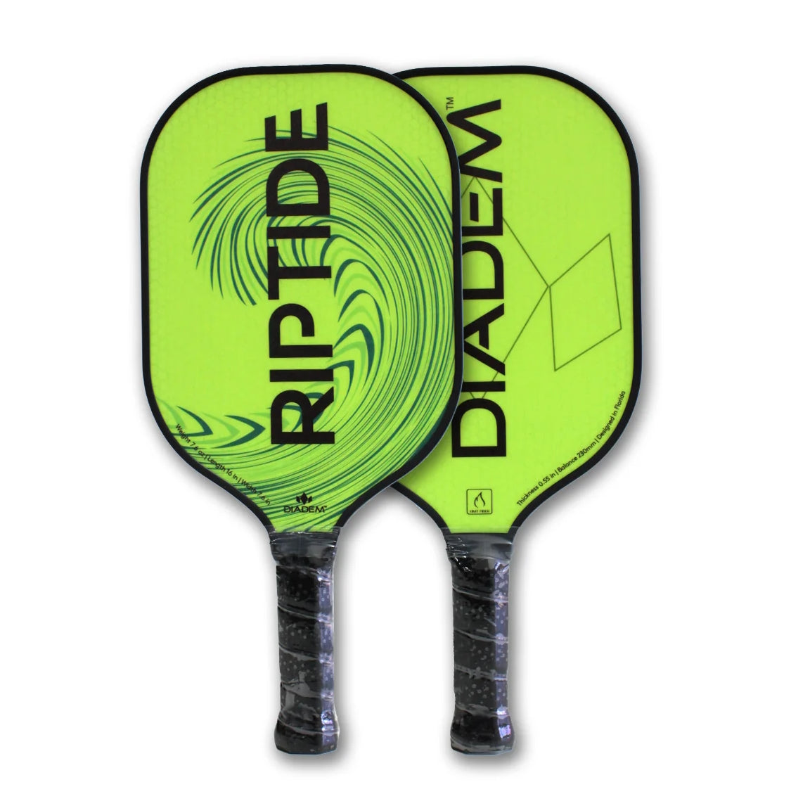 Diadem Riptide Pickleball Paddle - Electric Yellow